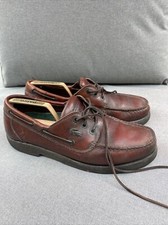 LACOSTE Brown Leather Boat