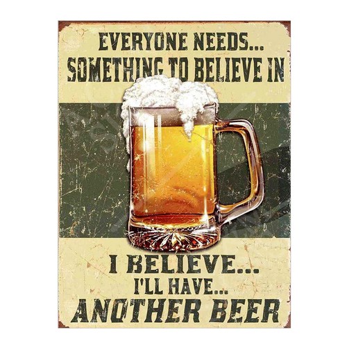 Funny beer sign metal - funny,