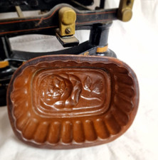 Antique C19th Treacle Salt Glazed Stoneware Jelly Mould with Rose