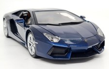 Burago 1/18 Lamborghini Aventador LP 700-4 Dark Blue Diecast scale model car