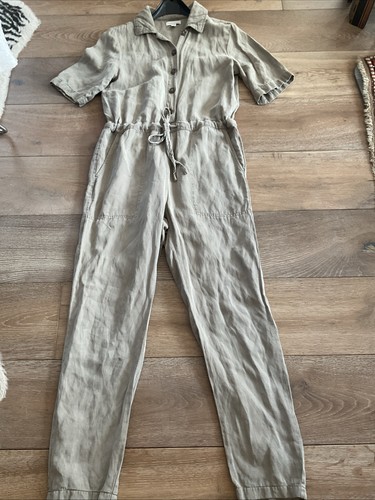 Topshop beige jumpsuit boiler - topshop,