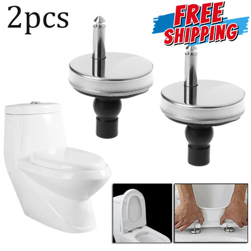 Toilet seat hinges soft - 2x,