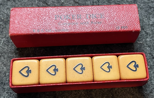 Vintage poker dice rules - dice,