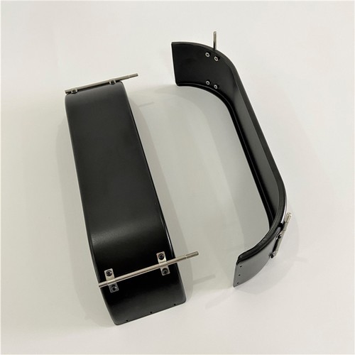 Metal rear axle mudguards - rear,