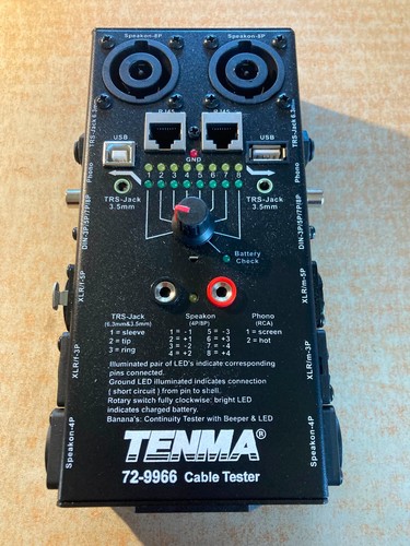 Tenma cable tester pro - cable, av