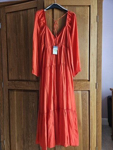 Orange maxi dress - orange, 12