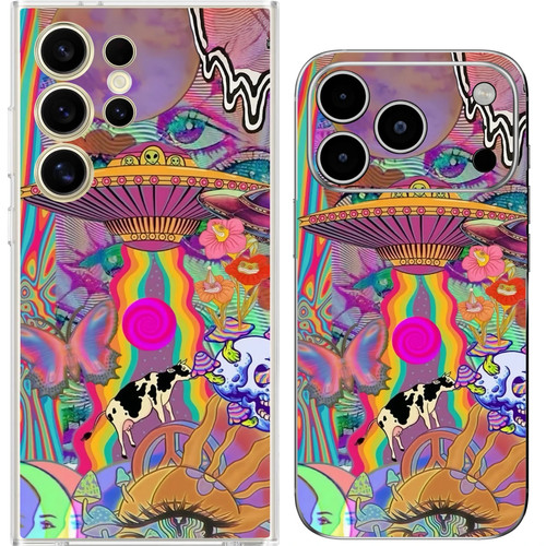 Trippy alien cow abduction - trippy,