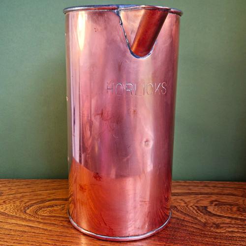 Antique large copper embossed - antique,