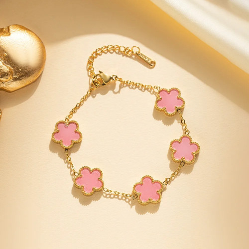 Clover bracelet five leaf - bracelet,