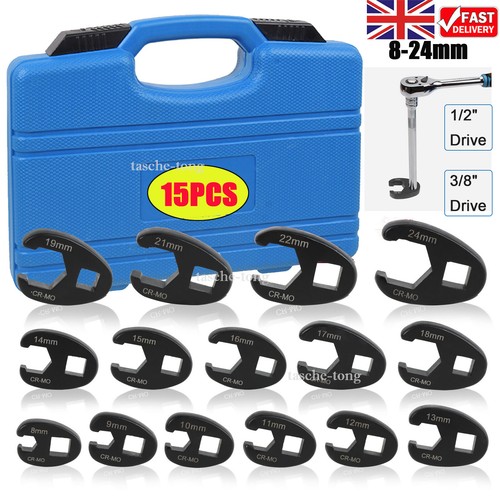 15pcs crowfoot wrench metric - 15pcs,