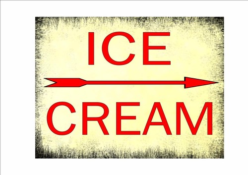 Vintage style ice cream shop - vintage,