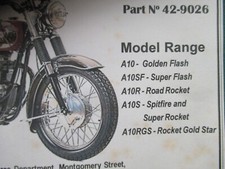 VINTAGE BSA 650cc A10 RANGE