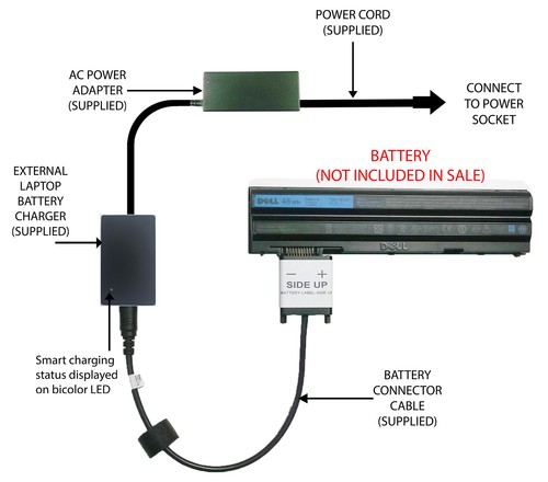 External laptop battery - external,