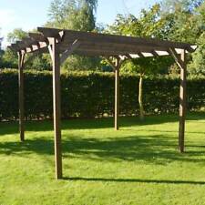 Garden Wooden Gazebo Pergola Kit - Garden - CLEARANCE
