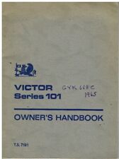 VAUXHALL VICTOR 101 1600 SALOON ESTATE ORIGINAL 1965 OWNERS INSTRUCTION HANDBOOK