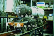 Miniature Railway Steam Locomotive 8374 In Workshop 2003 Original 35mm Slide
