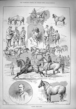 Original Old Antique Print