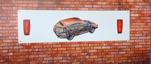 Reliant scimitar car banner - reliant,