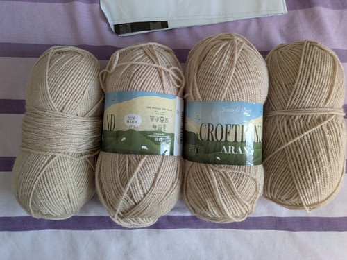 James brett oatmeal wool - oatmeal, 20%