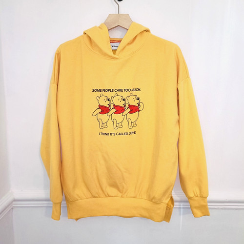 Disney womens hoodie yellow - hoodie,
