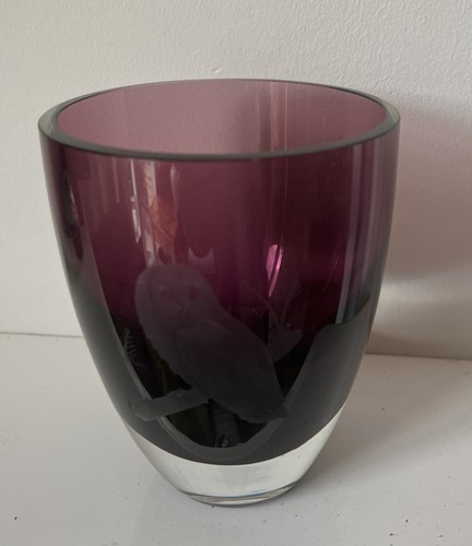Caithness scotland etched owl - caithness,