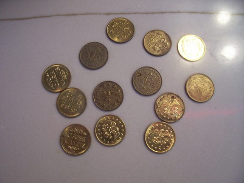 Amusement arcade tokens