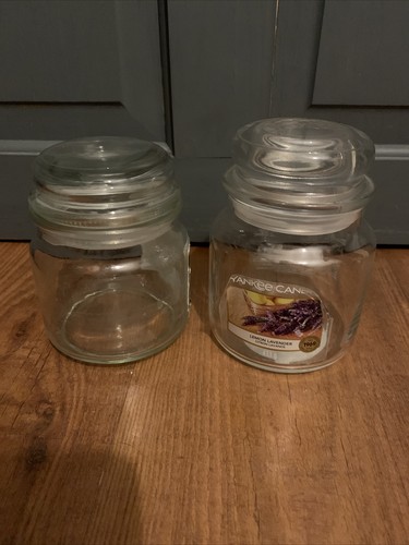 Medium empty candle jars - empty,