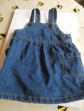 preowned childrens denim dress