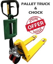 NEW, 2500kg EURO Hand Pallet Truck / FREE delivery / with Stop Chock *DEAL*