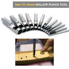 Leather craft round hollow - leather,