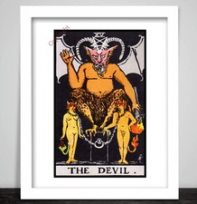 Framed Art Print Tarot Card