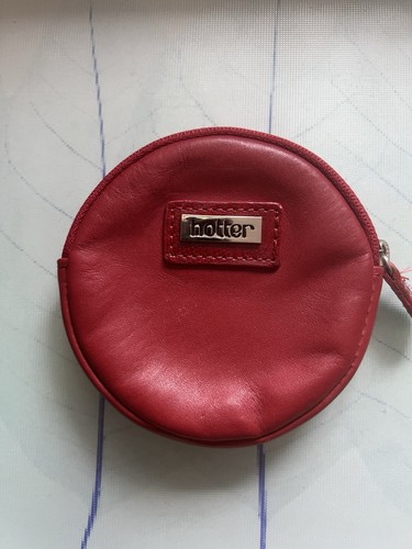 Hotter red leather coin purse - hotter,
