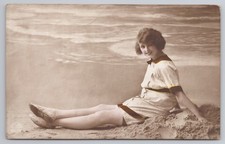 Vintage Postcard Pretty Woman