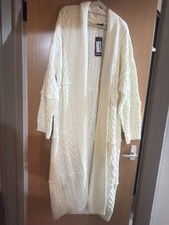 boohoo cable cardigan 