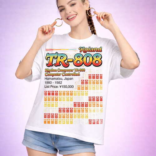 Retro music gear shirt - retro,