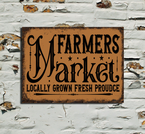 Farmers market vintage - farmers,