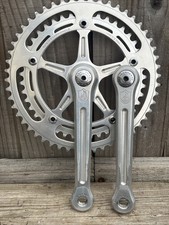 Vintage Campagnolo Super Record Strada Chainset 52/43t Rings & 170mm Arms VGC