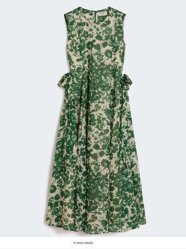 Max mara printed ramie - 26,
