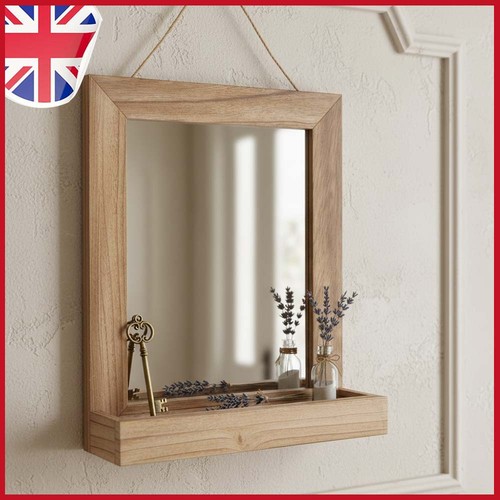 Bathroom mirror wooden - bathroom, frame