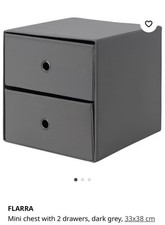 IKEA FLARRA Chest Of Two Drawers for storage