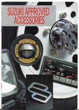 Suzuki Accessories 1989 UK Market Brochure Swift GTi, SJ, Vitara & Supercarry