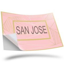 1x Vinyl Sticker San Jose California Art Deco Travel Girls #59899