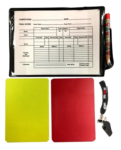 Football referee kit whistle - football,