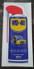 MINT CONDITION DECAL WD40 CAN. FORD WRC WALES RALLY GB.  