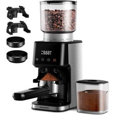 Conical Burr Coffee Grinder Electric 51 Settings with Timer Touchscreen Shardor