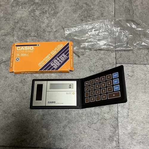 Vintage casio 80a solar - sl-80a,