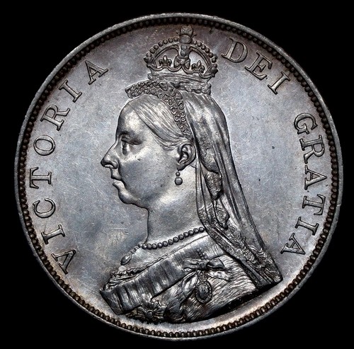 1887 victoria double - victoria, florin