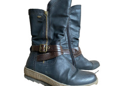 Pavers Brown Mid Calf Boots