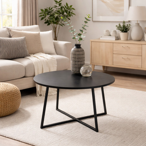 Round coffee table small - coffee, 60cm