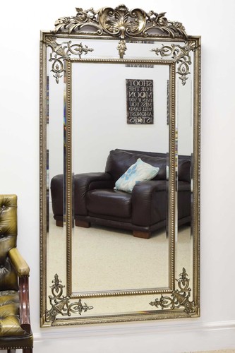 Large mirror silver - mirror, ornate